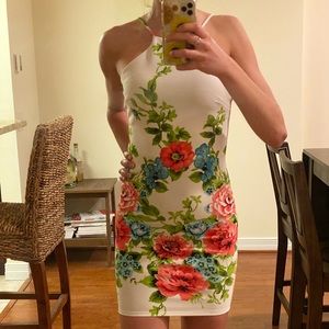 The Vintage Shop Floral Bodycon Dress